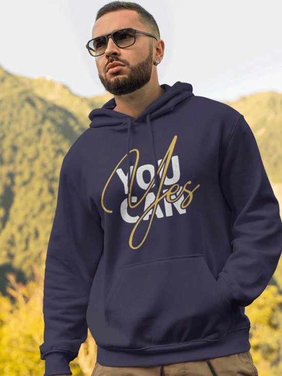You Can Yes For Men Hoodies