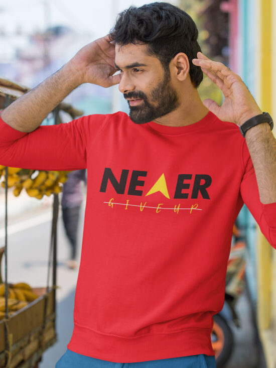 Never Red Sweatshirt