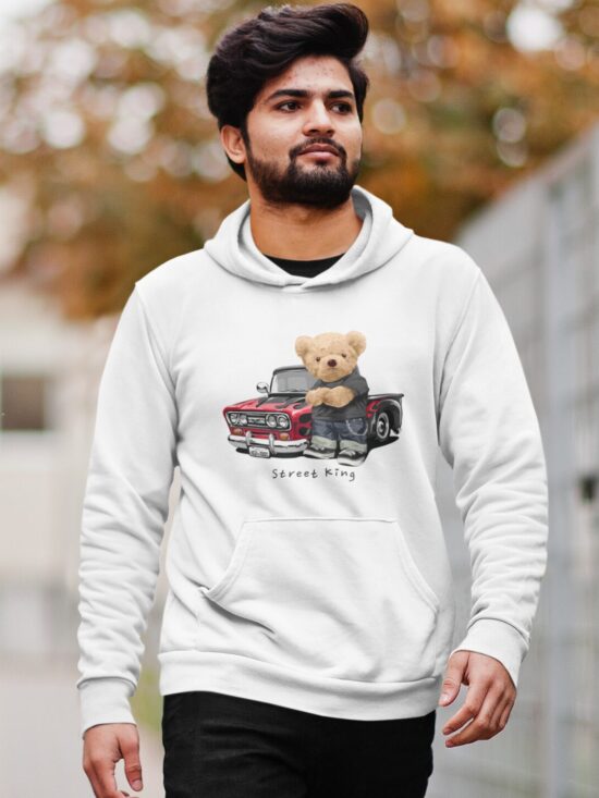 Street Bear Men Hoodies