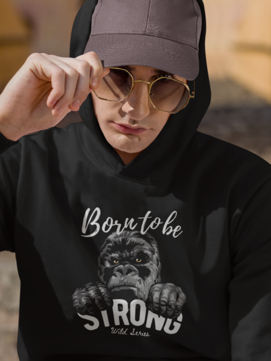 Born Strong Men Hoodies