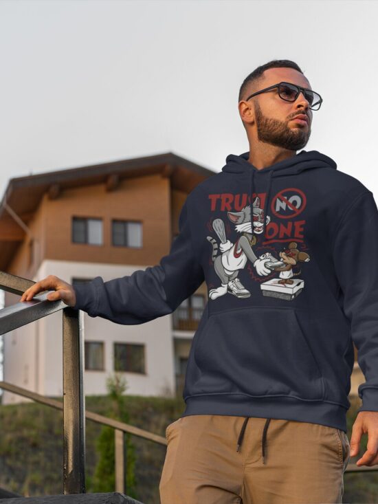 Trust No 1 Men Hoodies