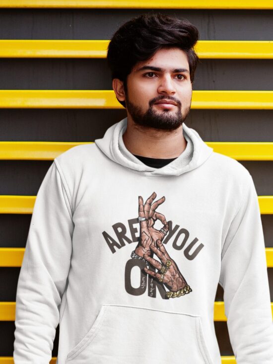 Are You Ok Men Hoodies