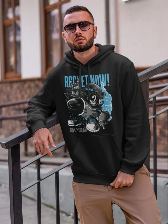 Rocket Now For Men Hoodies