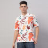 ABSTRACT LEAVES POLO TEES - Image 3